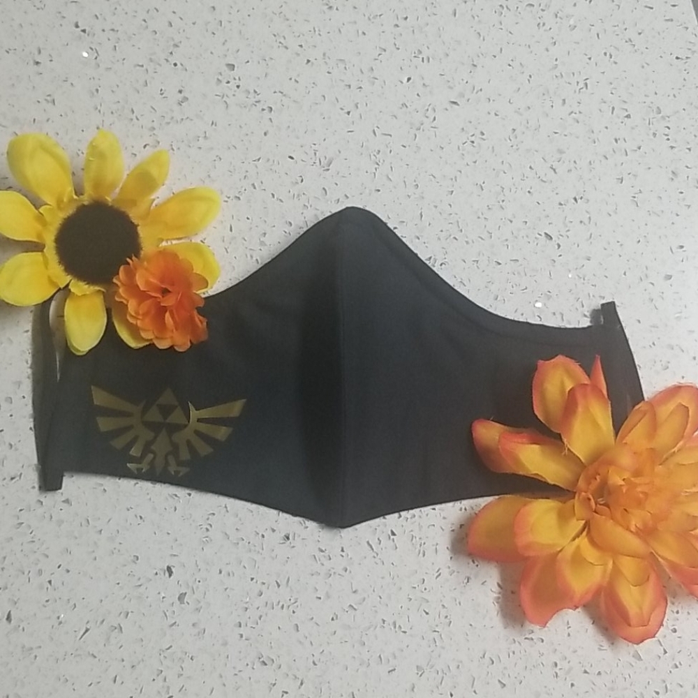 Legend Of Zelda fabric mask with nose wire/pocket